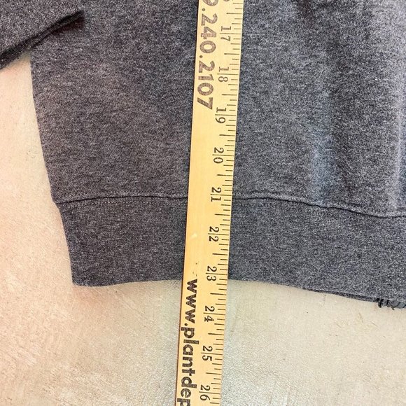 San Francisco full zip grey applique hoodie M - Picture 8 of 8